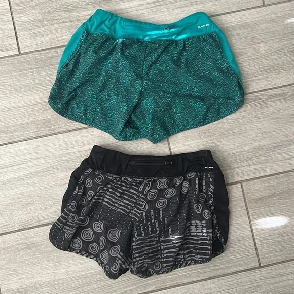 Saucony Running Shorts Patterned Bundle Size XS EUC - Picture 11 of 13